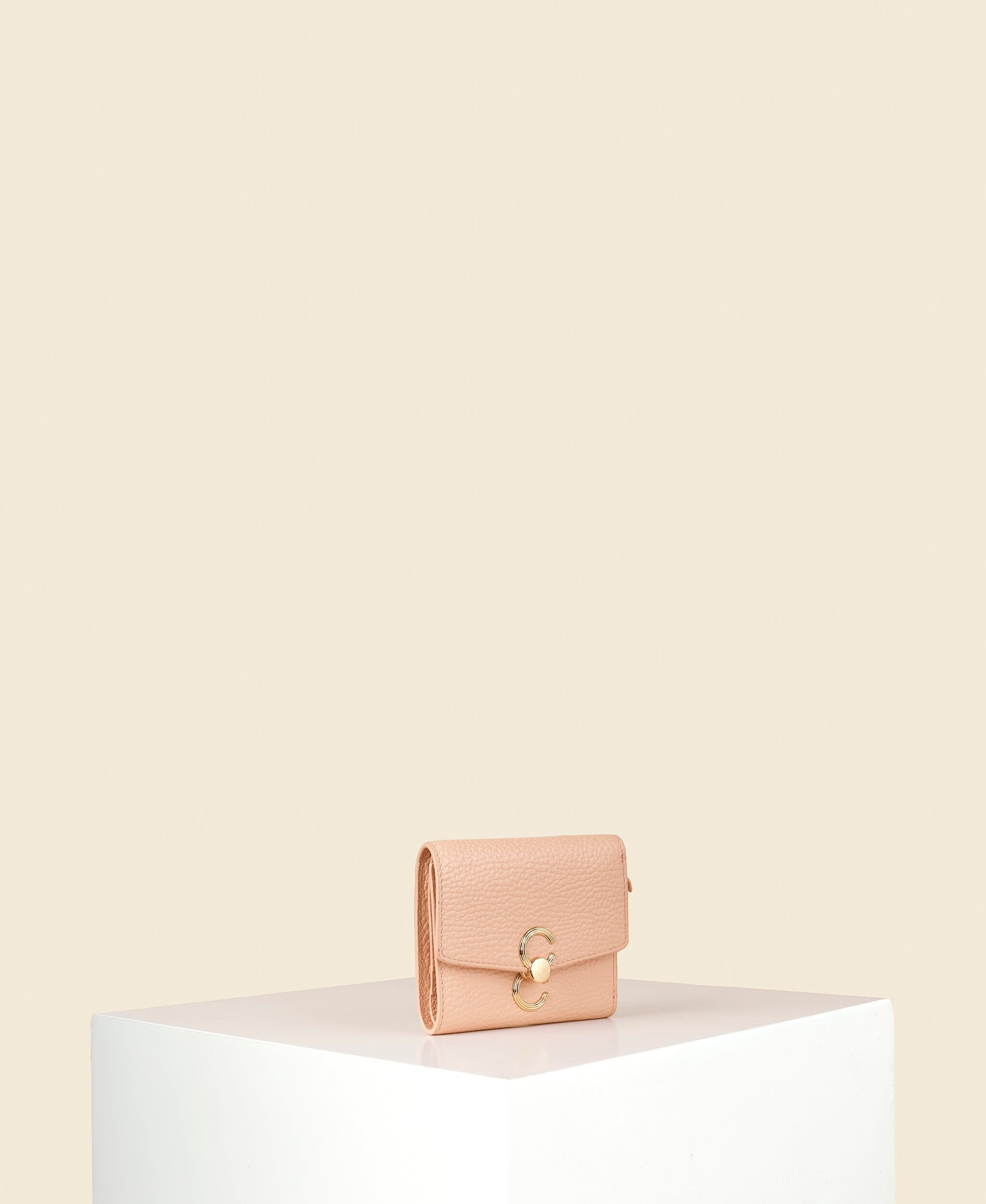 Double-C Wallet - Blush