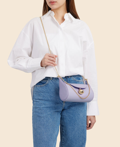 Mini Drop Duffel - Lilac Handbags Cafuné 