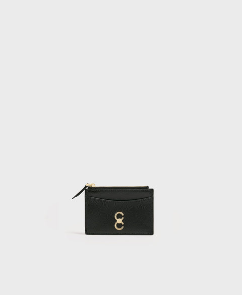 Double-C Card Case - Black Wallets & Money Clips Cafuné 