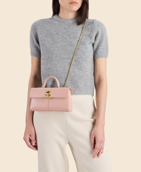 Cafuné Stance Wallet in Blush shoulder chain