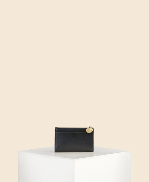 Cafuné Egg Long Wallet in Black back view