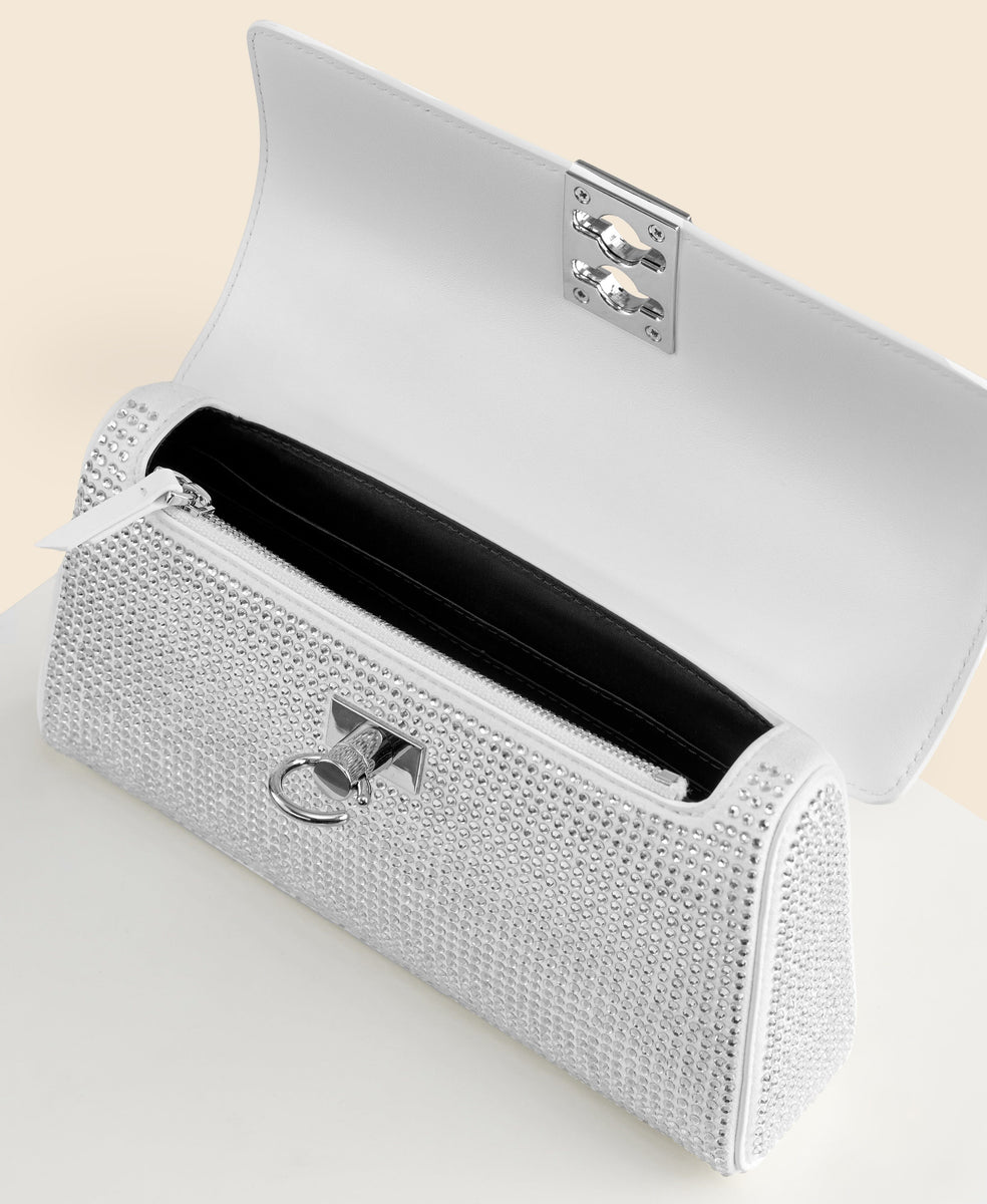 Cafuné - Stance Wallet in White Rhinestone