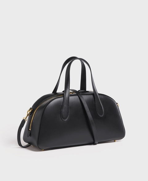 Asra Boston Bag - Black Handbags Cafuné 