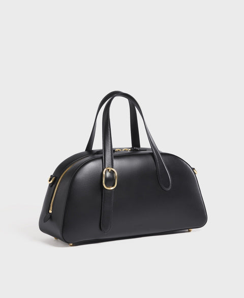 Asra Boston Bag - Black Handbags Cafuné 