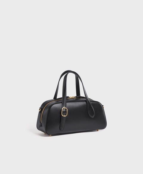 Small Asra Boston Bag - Black Handbags Cafuné 