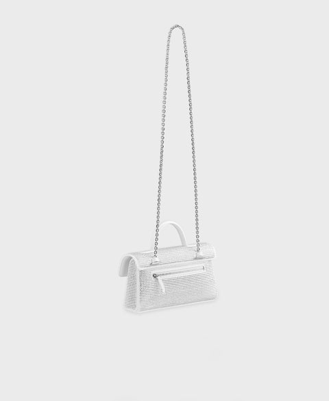 Stance Wallet - White Rhinestone Handbags Cafuné 