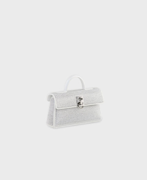 Stance Wallet - White Rhinestone Handbags Cafuné 