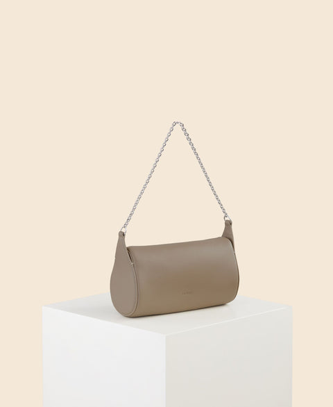 Cafuné Mini Drop Duffel in Brownstone back view