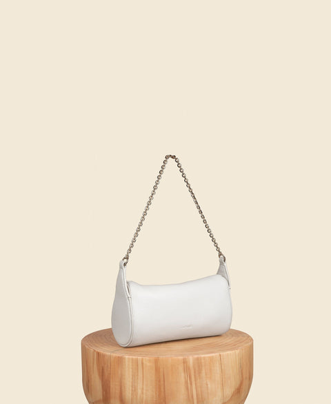 Cafuné Mini Drop Duffel in Ivory back view