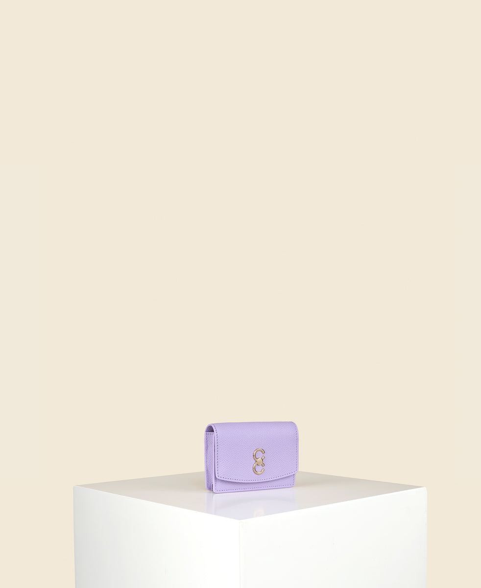 Cafuné カフネ - Double-C Cardholder - Lilac