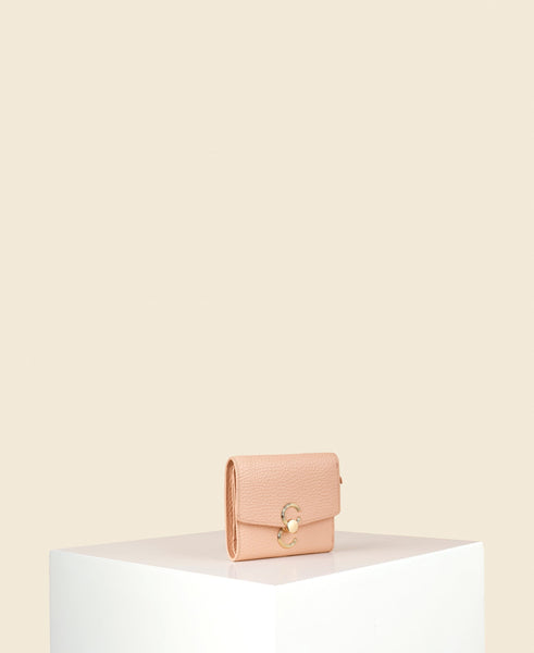 Double-C Slim Wallet - Blush - Cafuné